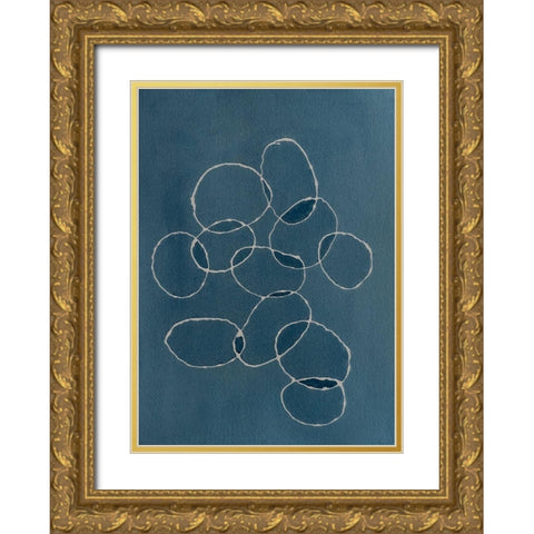 Intersection Gold Ornate Wood Framed Art Print with Double Matting by Van, Laura