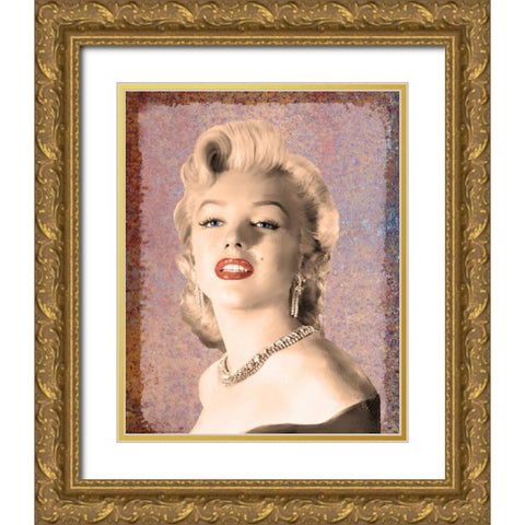 Girls Best Friend Gold Ornate Wood Framed Art Print with Double Matting by Michaels, Jerry