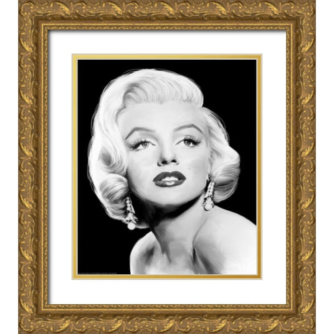 Stardust Gold Ornate Wood Framed Art Print with Double Matting by Michaels, Jerry