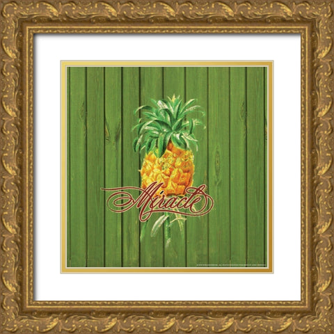 Miracle Gold Ornate Wood Framed Art Print with Double Matting by Nobleworks, Inc.