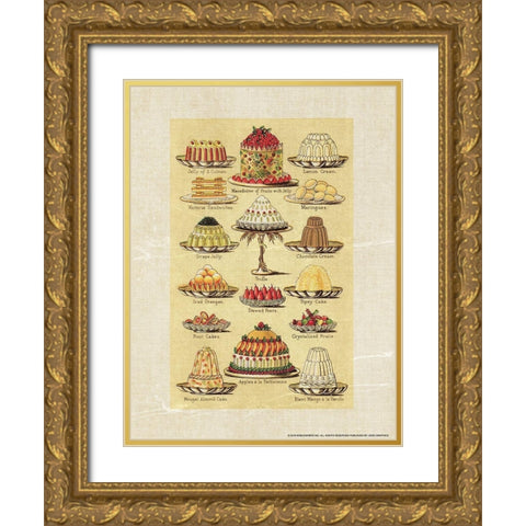 Beetons 3 Gold Ornate Wood Framed Art Print with Double Matting by Nobleworks, Inc.