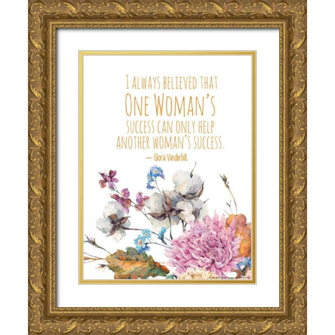 Inspired 9 Gold Ornate Wood Framed Art Print with Double Matting by Nobleworks, Inc.