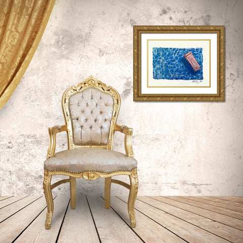 Red Raft Gold Ornate Wood Framed Art Print with Double Matting by Segal, Alan