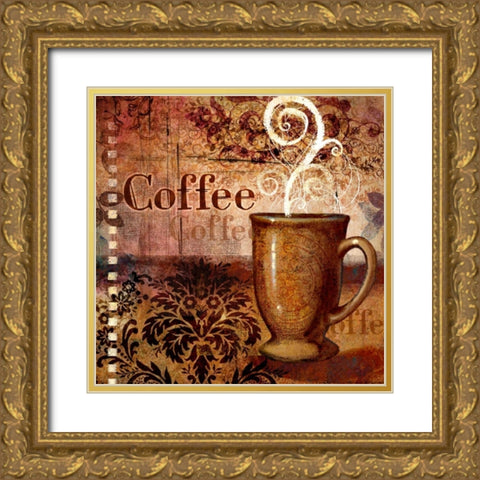 Coffee 4 Coffee Gold Ornate Wood Framed Art Print with Double Matting by Eisner, Viv