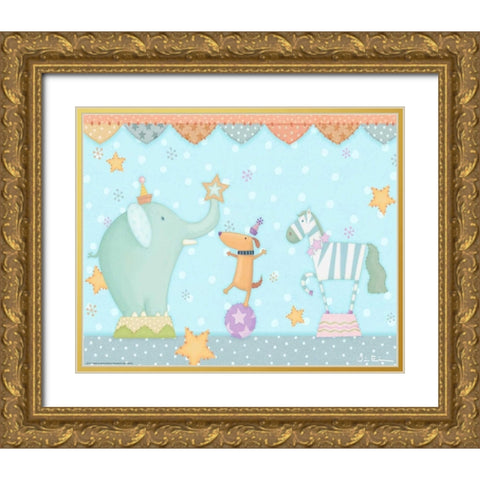 Big Top Gold Ornate Wood Framed Art Print with Double Matting by Eisner, Viv