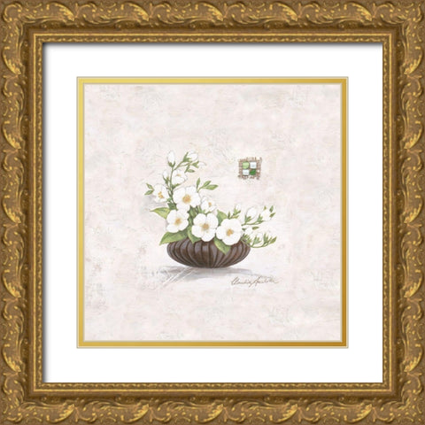Hanni Gold Ornate Wood Framed Art Print with Double Matting by Ancilotti, Claudia