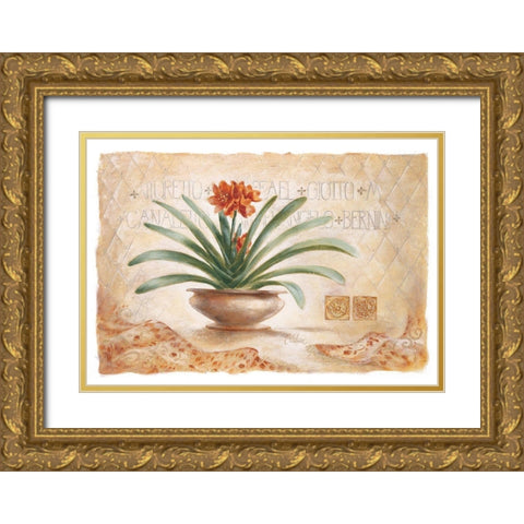 Giotto Gold Ornate Wood Framed Art Print with Double Matting by Ancilotti, Claudia
