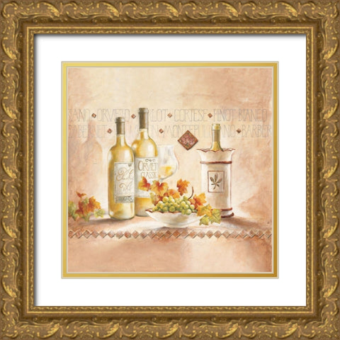 Pinot Bianco Gold Ornate Wood Framed Art Print with Double Matting by Ancilotti, Claudia