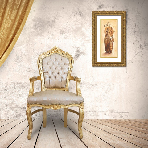 Montefalco Gold Ornate Wood Framed Art Print with Double Matting by Ancilotti, Claudia