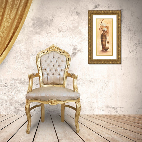 Viareggio Gold Ornate Wood Framed Art Print with Double Matting by Ancilotti, Claudia