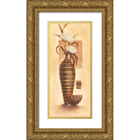 Viareggio Gold Ornate Wood Framed Art Print with Double Matting by Ancilotti, Claudia