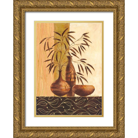 Carrara Gold Ornate Wood Framed Art Print with Double Matting by Ancilotti, Claudia