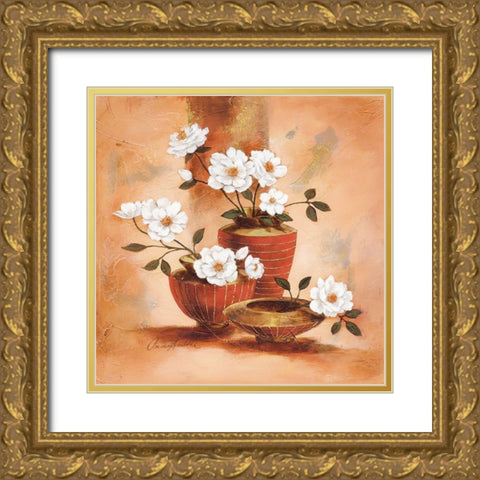 Emanuele Gold Ornate Wood Framed Art Print with Double Matting by Ancilotti, Claudia