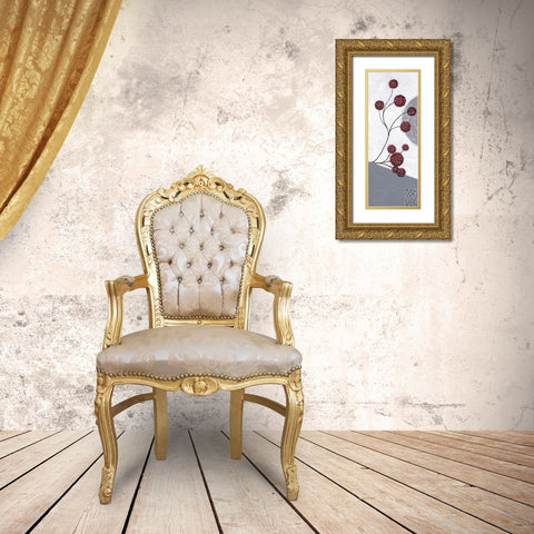 Spirit I Gold Ornate Wood Framed Art Print with Double Matting by Ancilotti, Claudia