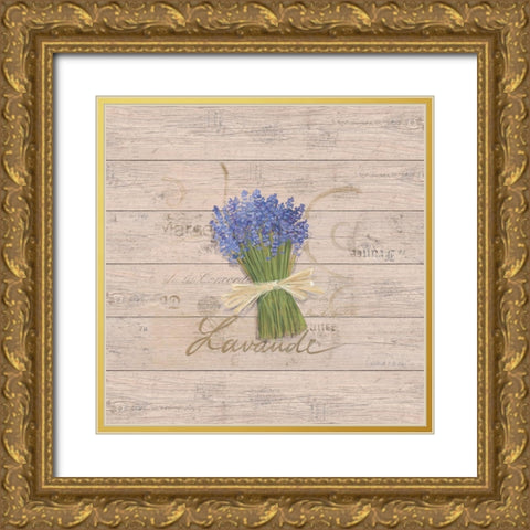 Lavande Gold Ornate Wood Framed Art Print with Double Matting by Ancilotti, Claudia