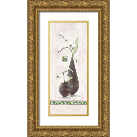 Secret Garden I Gold Ornate Wood Framed Art Print with Double Matting by Ancilotti, Claudia