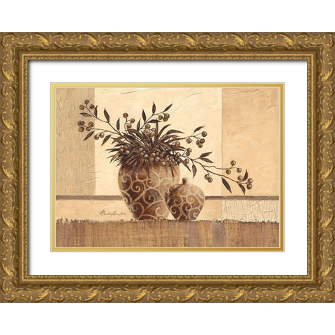 Luxor Gold Ornate Wood Framed Art Print with Double Matting by Ancilotti, Claudia