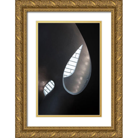 Skylight Gold Ornate Wood Framed Art Print with Double Matting by Henk van Gog