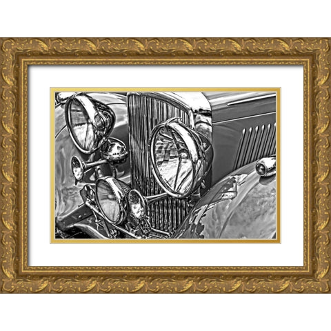 OLD-FASHIONED III Gold Ornate Wood Framed Art Print with Double Matting by Fossey, George