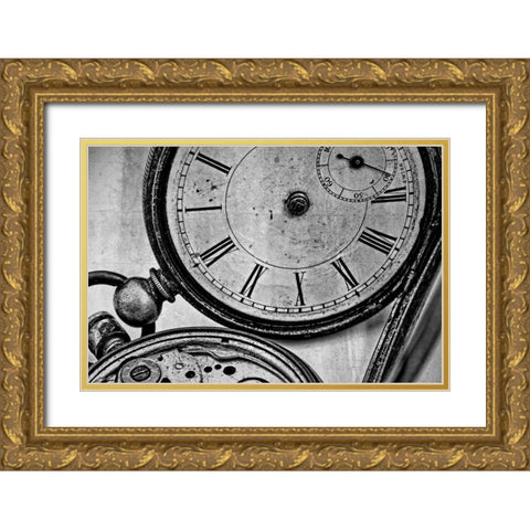OLD-FASHIONED V Gold Ornate Wood Framed Art Print with Double Matting by Fossey, George
