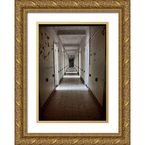 FORGOTTEN HOMES IV Gold Ornate Wood Framed Art Print with Double Matting by Carlier, Dick