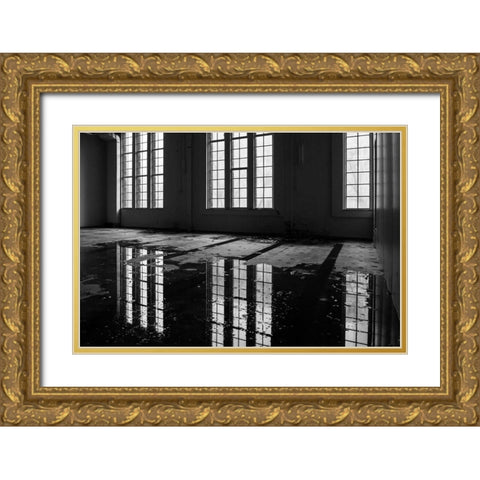 Run-Down Buildings V Gold Ornate Wood Framed Art Print with Double Matting by Carlier, Dick