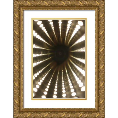 Lights I Gold Ornate Wood Framed Art Print with Double Matting by Carlier, Dick