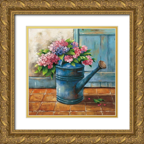 Summer Memory IV Gold Ornate Wood Framed Art Print with Double Matting by Erwin, Eric