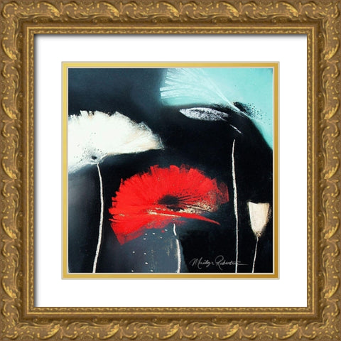 Flamenco I Gold Ornate Wood Framed Art Print with Double Matting by Robertson, Marilyn