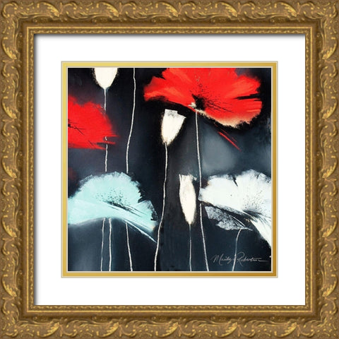 Flamenco II Gold Ornate Wood Framed Art Print with Double Matting by Robertson, Marilyn