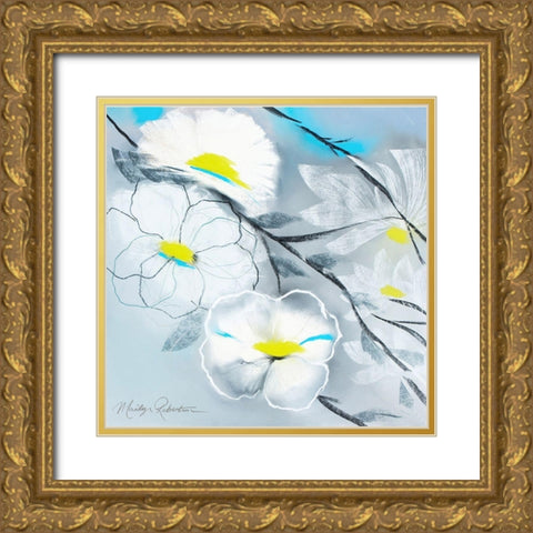 Lime Light Gold Ornate Wood Framed Art Print with Double Matting by Robertson, Marilyn
