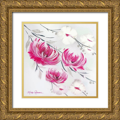 Poetry Gold Ornate Wood Framed Art Print with Double Matting by Robertson, Marilyn