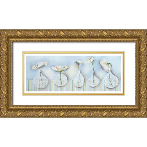 Soft Focus Gold Ornate Wood Framed Art Print with Double Matting by Robertson, Marilyn