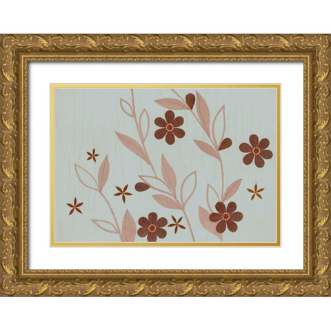 A Bronze Summers Day II Gold Ornate Wood Framed Art Print with Double Matting by Design Show