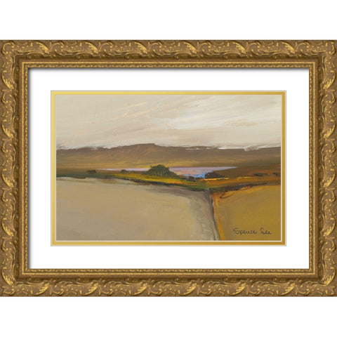 HEAVEN AND EARTH IV Gold Ornate Wood Framed Art Print with Double Matting by Lee, Spencer