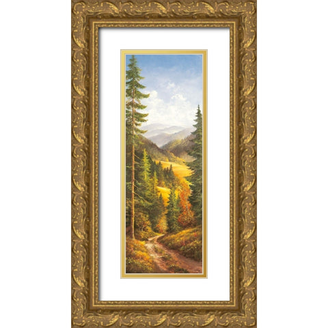 MIDDAY SKY I Gold Ornate Wood Framed Art Print with Double Matting by Glassl, Helmut