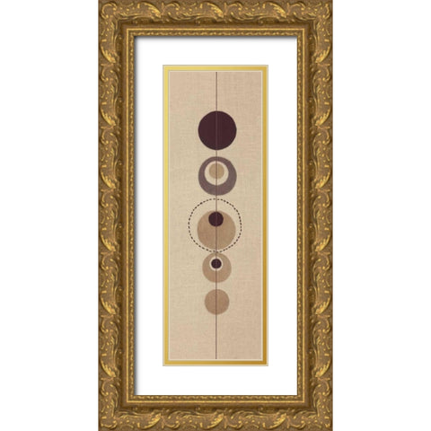 Conciousness I Gold Ornate Wood Framed Art Print with Double Matting by Design Show