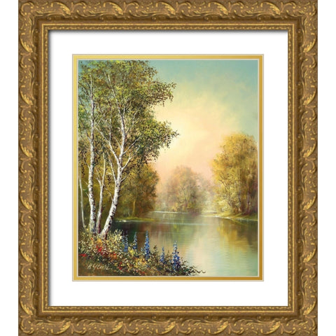 JOSEPHS FAVOURITE I Gold Ornate Wood Framed Art Print with Double Matting by Glassl, Helmut