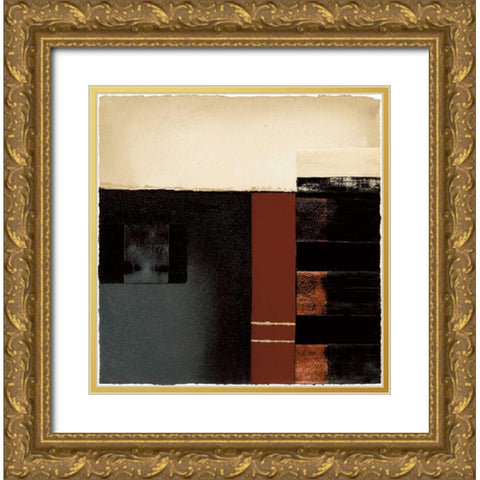 Moccha Gold Ornate Wood Framed Art Print with Double Matting by Carter, Brad