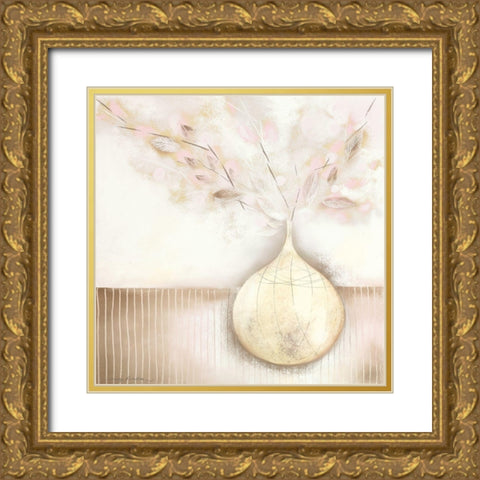 ALMOND BLOSSOM I Gold Ornate Wood Framed Art Print with Double Matting by Robertson, Marilyn
