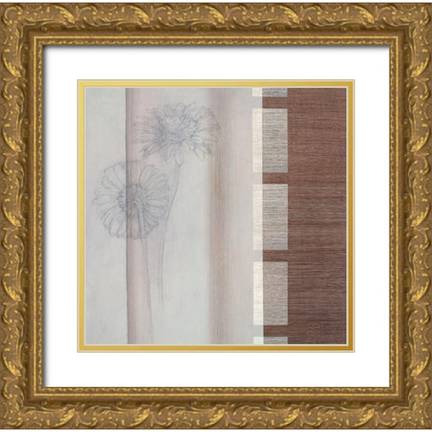 Odeur I Gold Ornate Wood Framed Art Print with Double Matting by Verbeek-Van Den Broek