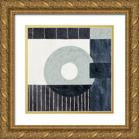 Life Saver II Gold Ornate Wood Framed Art Print with Double Matting by Jones, Daniel