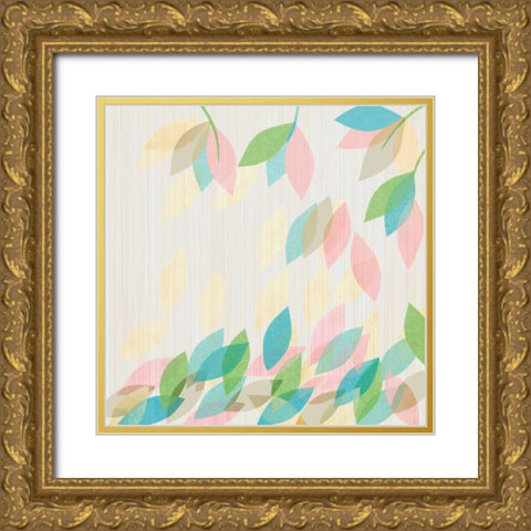 Tropical Garden II Gold Ornate Wood Framed Art Print with Double Matting by Design Show