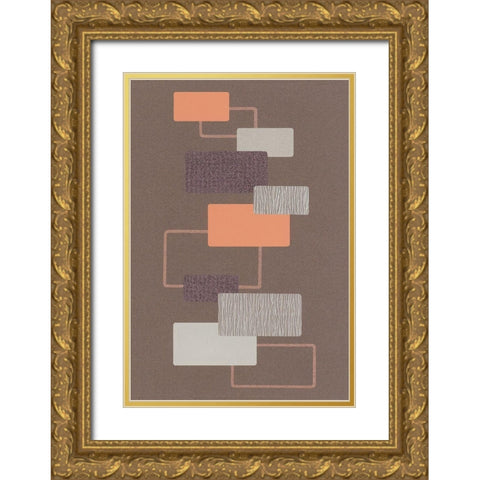 EQUILIBRIUM I Gold Ornate Wood Framed Art Print with Double Matting by Design Show