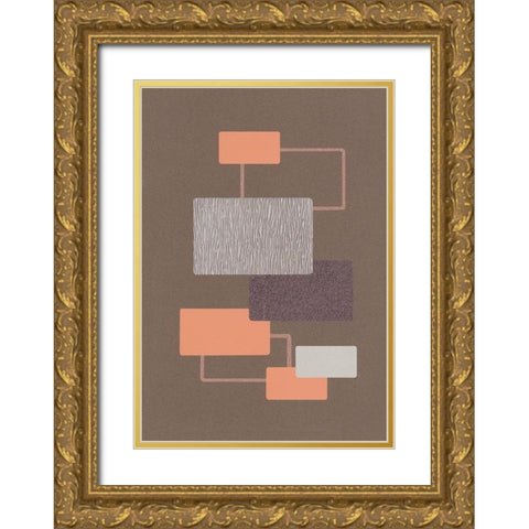 EQUILIBRIUM II Gold Ornate Wood Framed Art Print with Double Matting by Design Show
