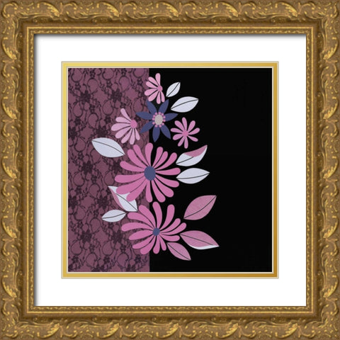 Luscious Lace I Gold Ornate Wood Framed Art Print with Double Matting by Design Show