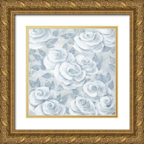 Timeless Elegance I Gold Ornate Wood Framed Art Print with Double Matting by Lake, Kaye