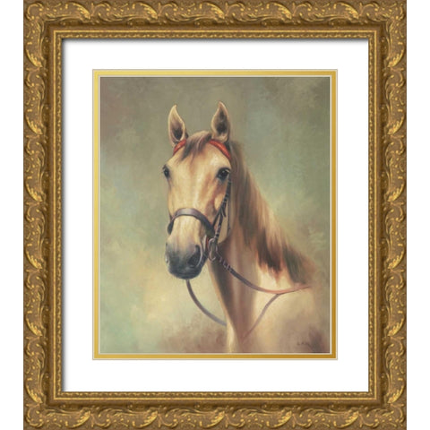 I am the King Gold Ornate Wood Framed Art Print with Double Matting by Pila