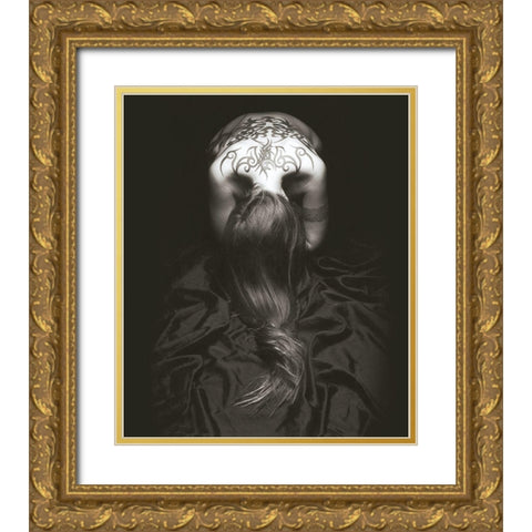 BODY REFLECTION II Gold Ornate Wood Framed Art Print with Double Matting by Simon