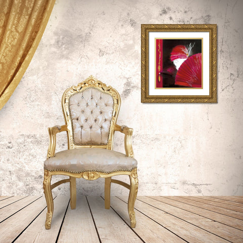 GEMINI I Gold Ornate Wood Framed Art Print with Double Matting by Robertson, Marilyn